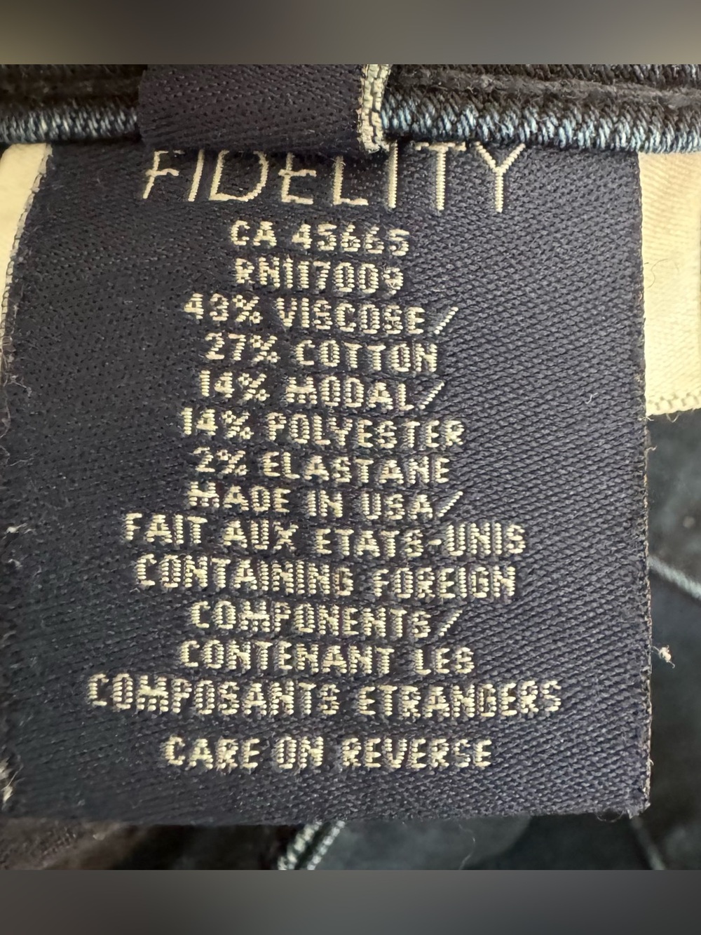 FIDELITY Denim Gwen Skinny Ankle Jeans - Size 28 - Picture 8 of 8